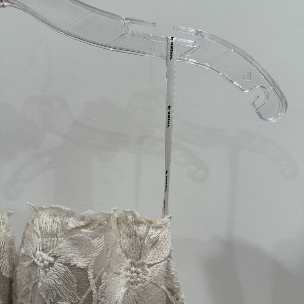 By Watters Strapless Little White Dress - Picture 8 of 11